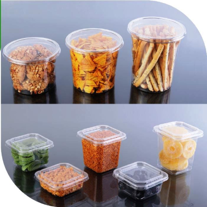 PET ROUND & SQUARE CONTAINERS