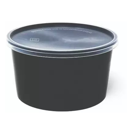 Disposable Multicolor Plastic Round Food Container