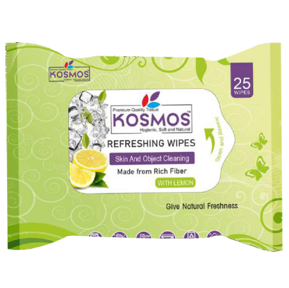 Kosmos Wet Wipes (With Lemon)