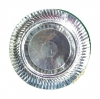 FOAB Disposable Silver Paper Plate
